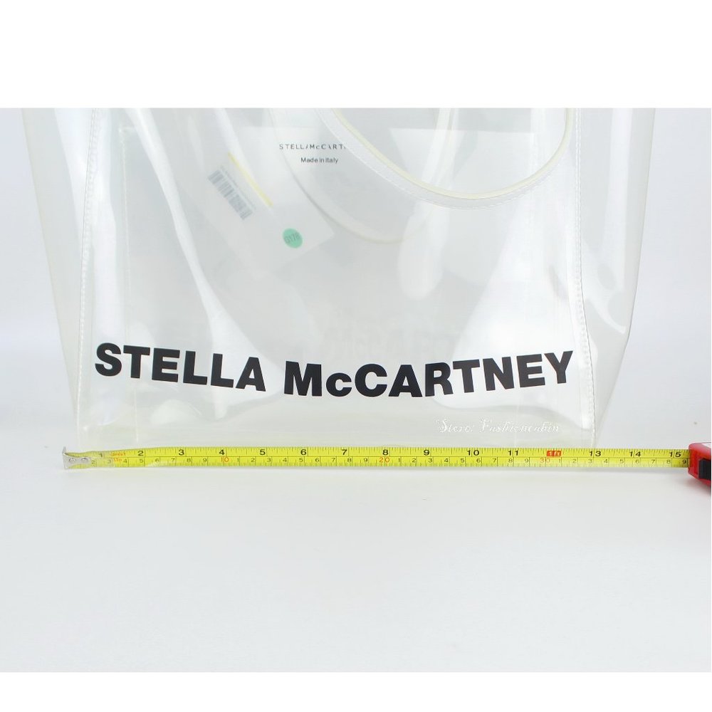 NEW STELLA MCCARTNEY Authentic Clear Logo Tote - Picture 13 of 15